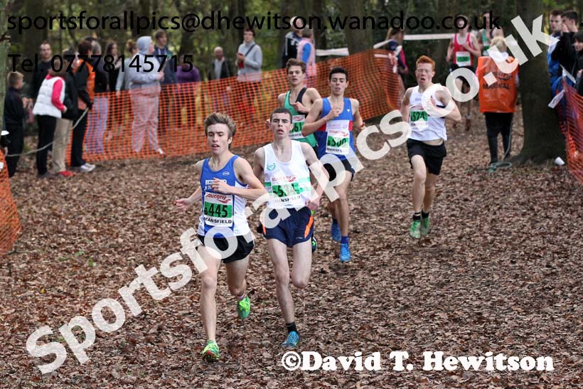 Mens under-17s National Cross Country Relays. Photo: David T. Hewitson/Sports for All Pics